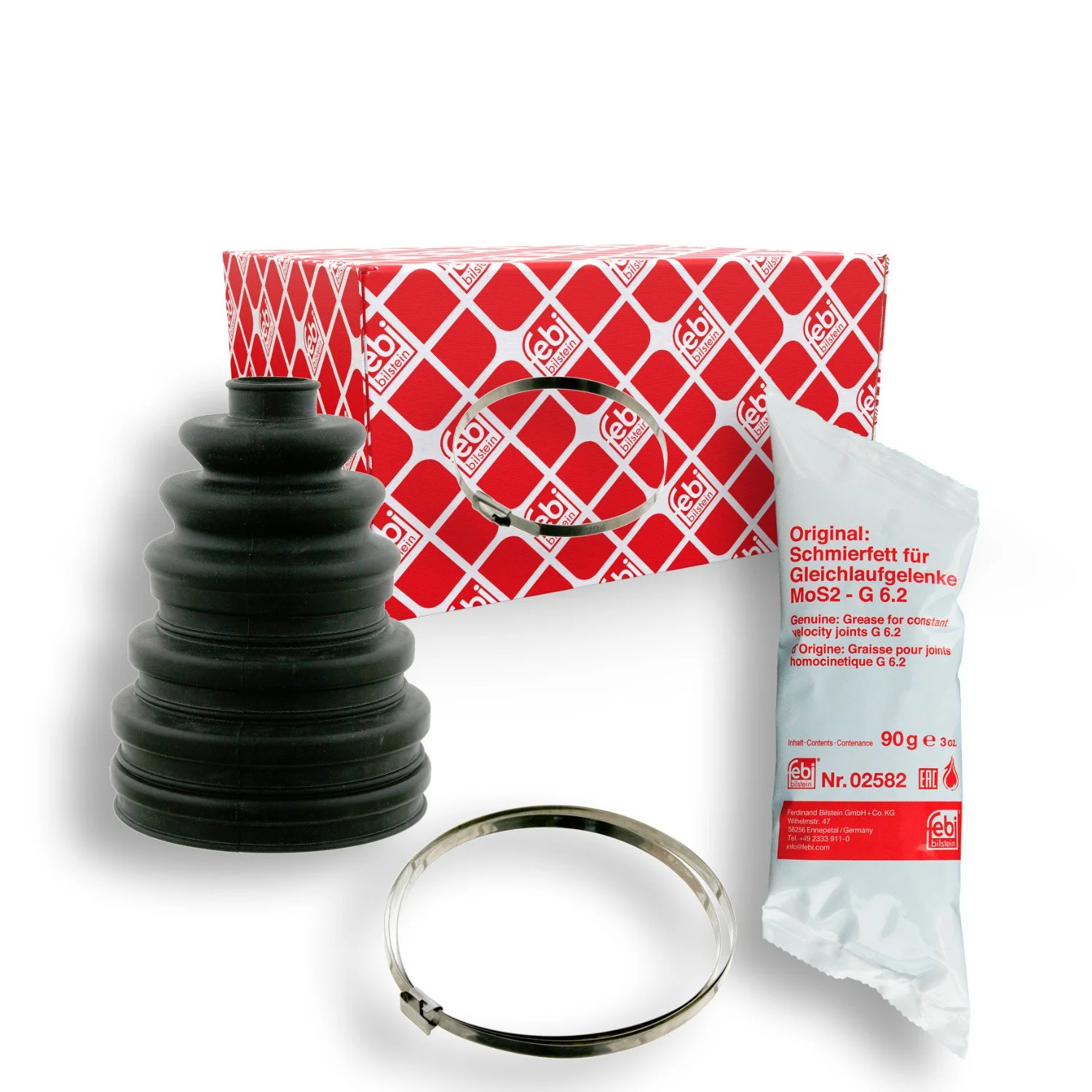 Комплект пильовика приводного вала FEBI BILSTEIN 27730 для передньої або задньої осі, фото №1