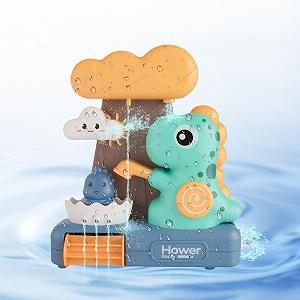 Игрушка для ванны Динозавр на вращающейся присоске - Фото 1