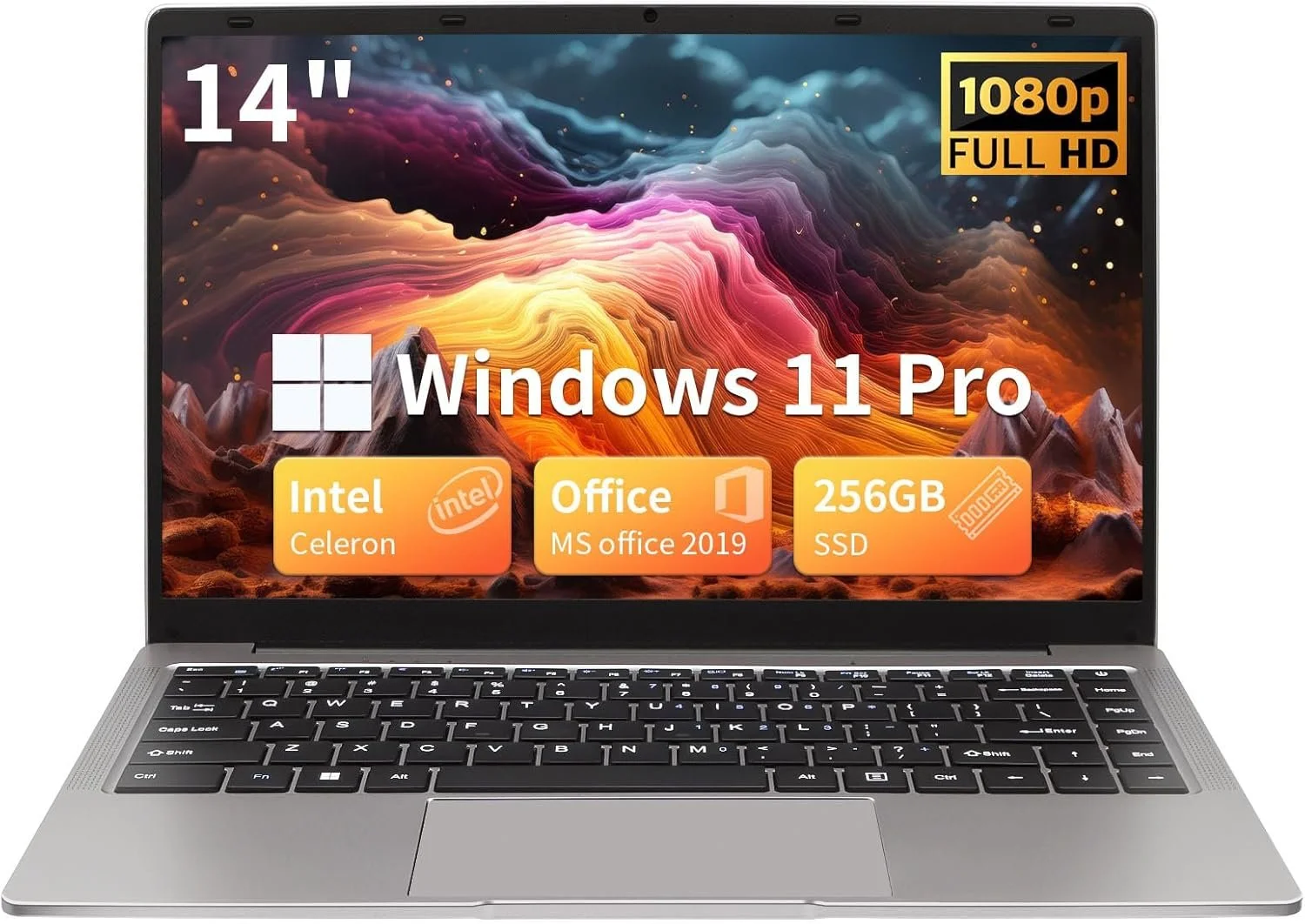 Ноутбук 14.1" Zyphionix UDKED Intel Celeron N4120 RAM 8GB SSD 256GB Windows 11, фото №1