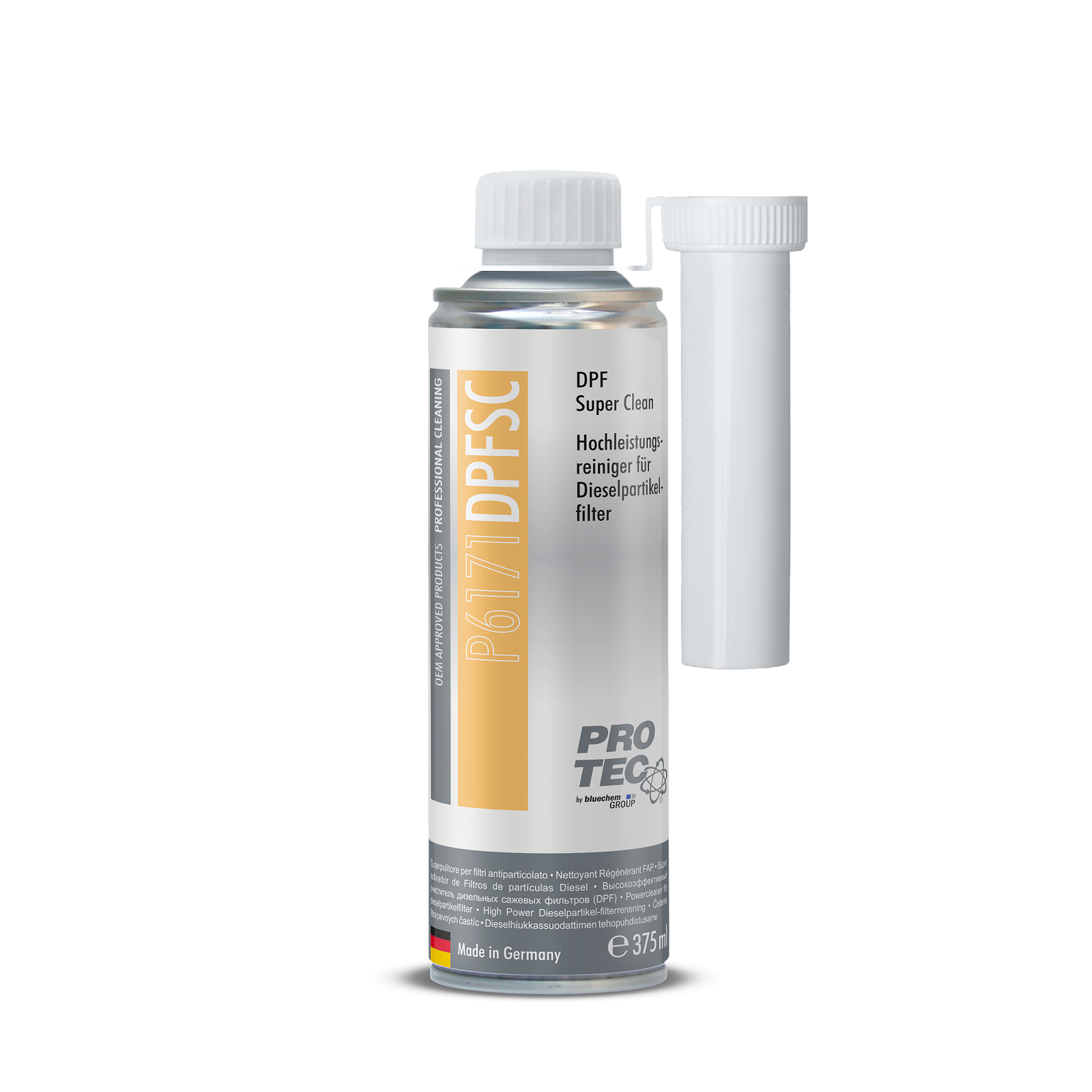 Високоефективний очищувач сажового фільтра DPF PROTEC P6171 3x 375 мл, фото №2 Високоефективний очищувач сажового фільтра DPF PROTEC P6171 3x 375 мл, фото №2
