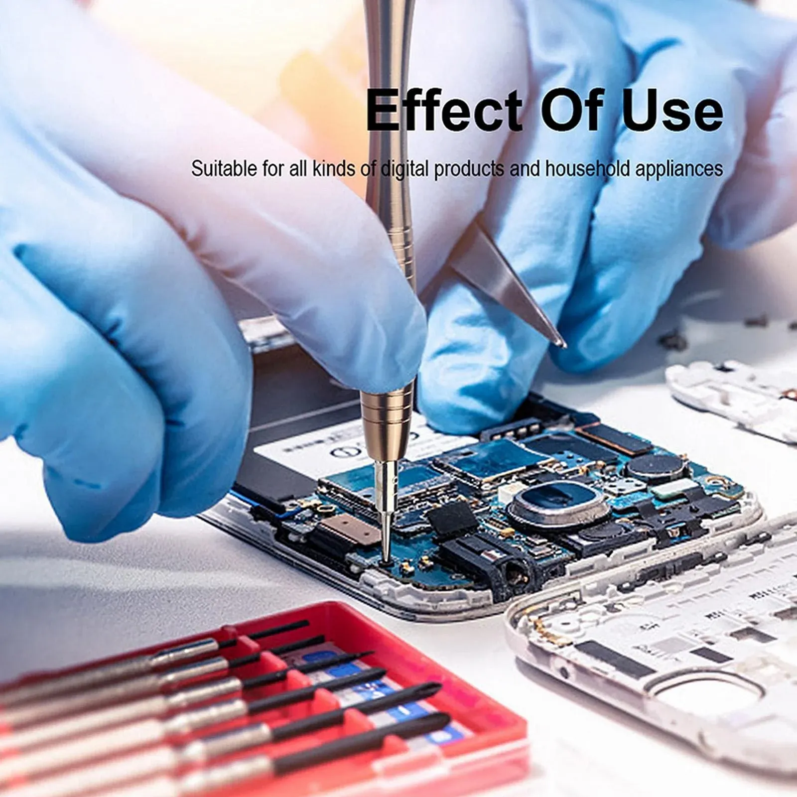 Набор отверток 115 в 1 С магнитными битами Прецизионный Набор инструментов для ремонта ноутбуков ПК часов игровых консолей Мини DIY ручная работа, фото №5