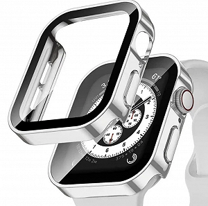 Купить Чехол-бампер Choice 2 со стеклом для Apple Watch 45 мм Серый - Фото 1 Чехол-бампер Choice 2 со стеклом для Apple Watch 45 мм Серый - Фото 1