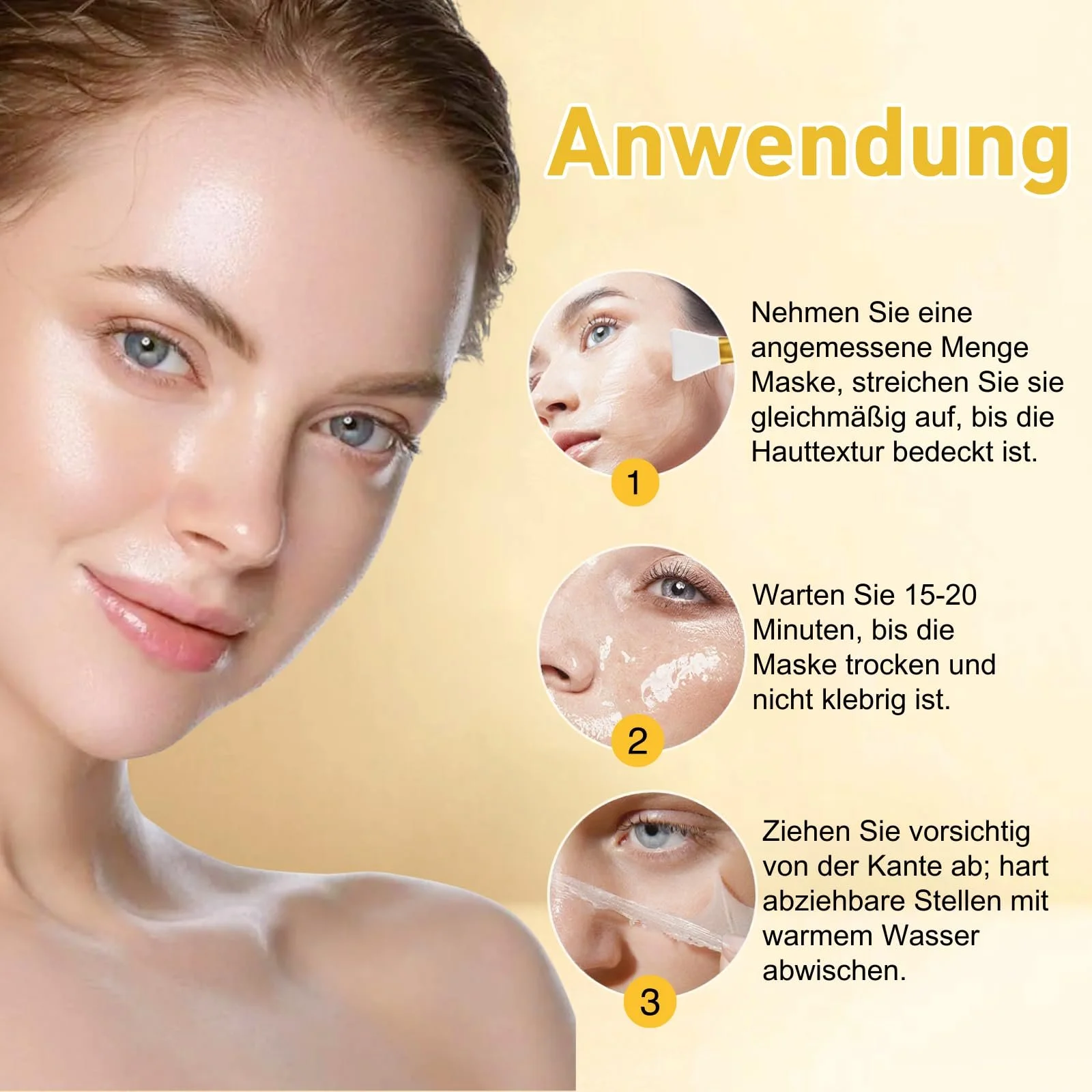 Маска Turmeric Нічна Обгортаюча Змивна, Колагенова, фото №6