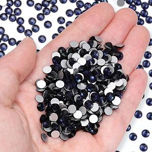 Стрази Плоска задня частина, сині кришталеві скляні камені, для приклеювання, DIY-аксесуари 30, 288 шт - Фото 1