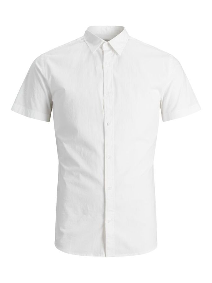 Рубашка Jack&Jones SLIM FIT 12163646 Белый S, фото №5