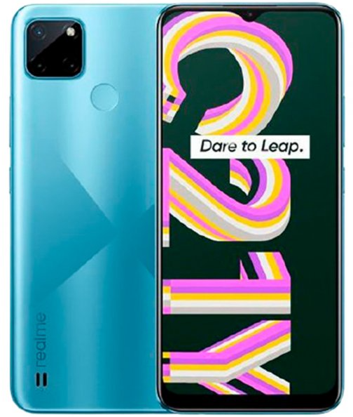 Смартфон 6.5" Realme C21Y 4/64Gb 4G 2-SIM NFC 8 ядер Android 11 Blue, фото №1