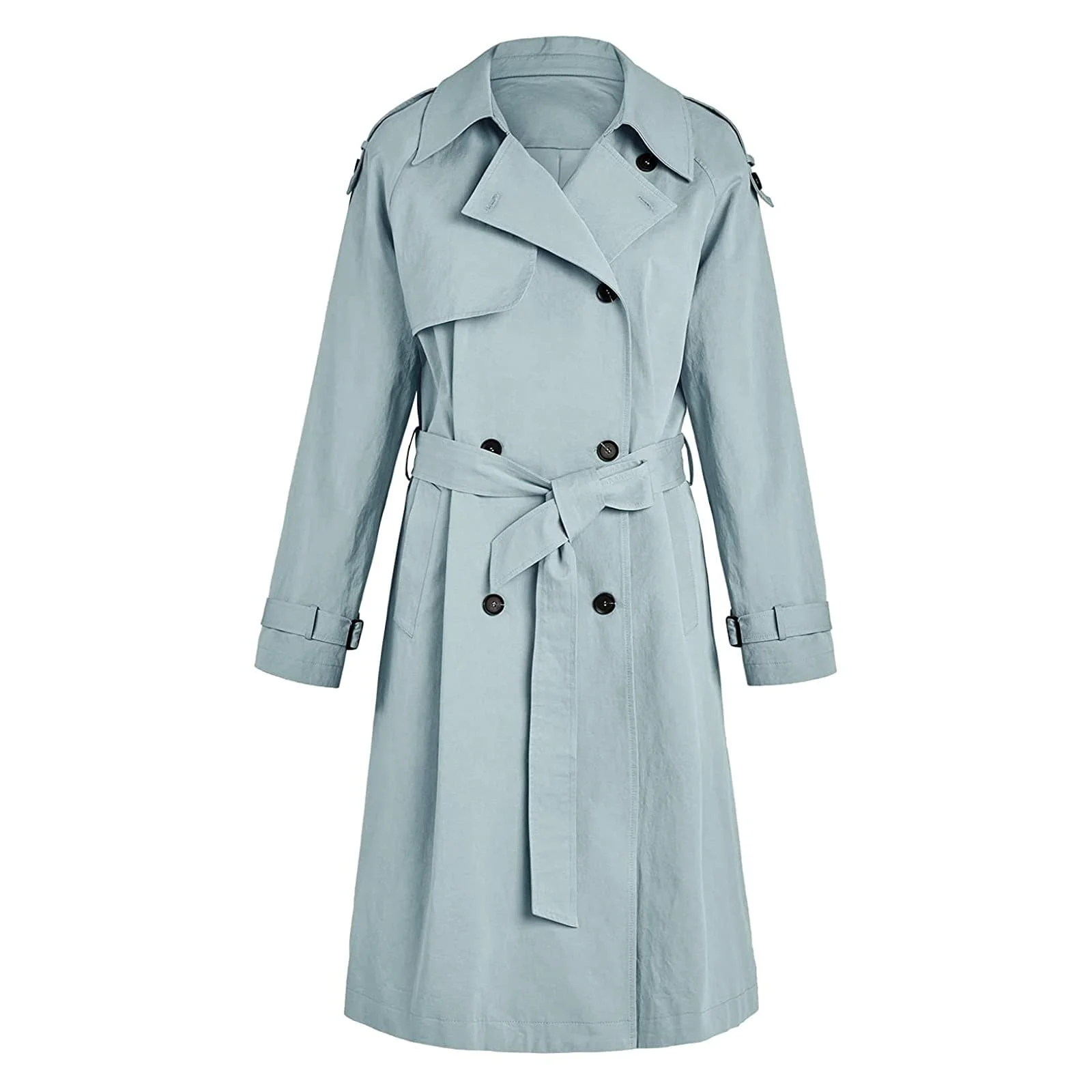 Тренч Zukmuk Довгий Чорний, фото №4