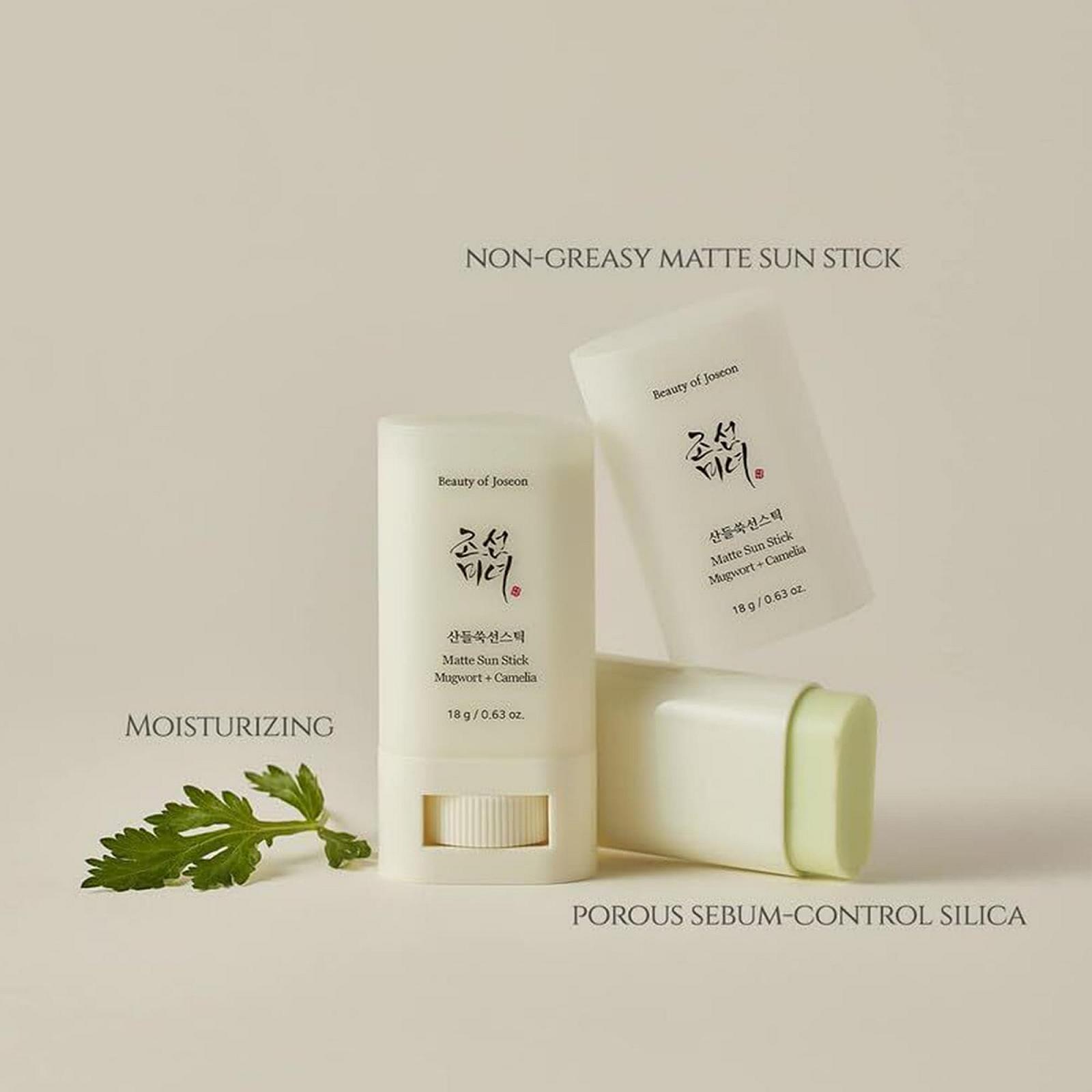 Сонцезахисний стік Beauty of Joseon Matte: Mugword + Camelia (18 г, 0.63 fl.oz), фото №2