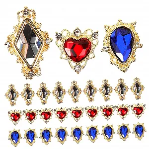 Стразы для ногтей Healvian, 150 шт, сплав, для дизайна ногтей - Фото 1