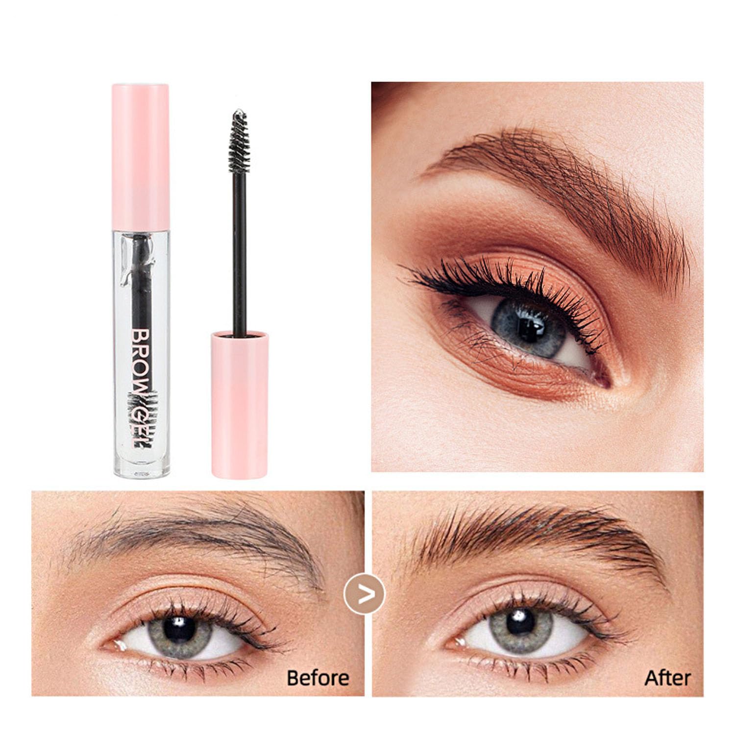 Мило для брів 2шт Прозоре Віск гель, фото №6