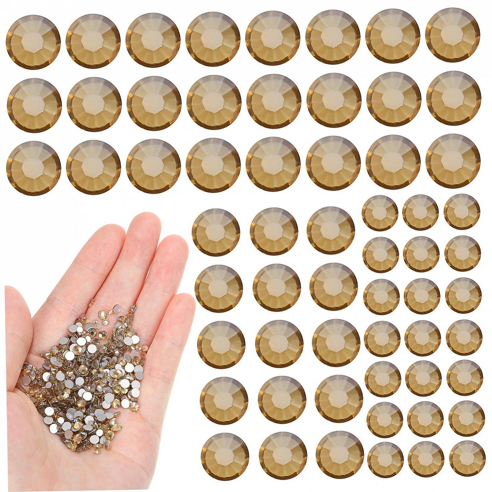 Стрази для нігтів Плоска задня частина Кришталеві, фото №1