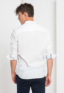 Рубашка Jack&Jones JJEPLAIN AOP L/S STS 12189770 Белый synthetic.ua - Фото 1
