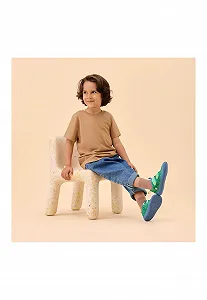 Взуття для босоніж Affenzahn Knit Happy з застібкою, веганські, протиковзкі, гнучкі, світловідбиваючі synthetic.ua - Фото 1