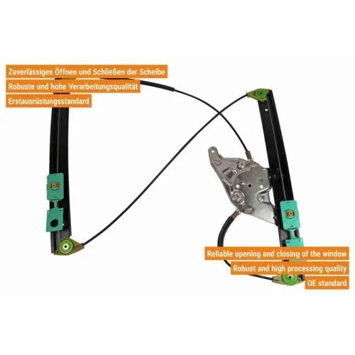 Склопідйомник VAICO Original VAICO Quality V10-6194 для AUDI SEAT SKODA VW VAG, фото №2