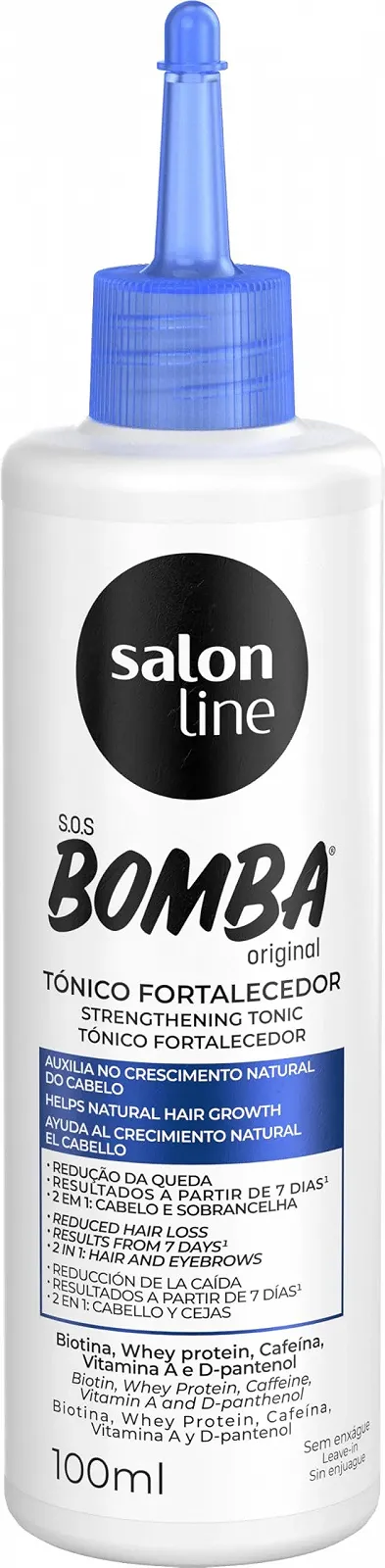 Тонік Salon Line SOS Bomba Для прискорення росту волосся та брів 100 мл, фото №2