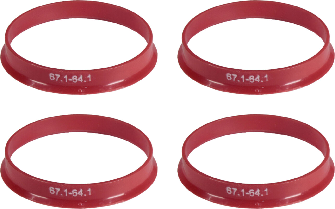 Кільця центрувальні для колісних дисків 67.1-64.1 Walline термопластик WL, фото №1