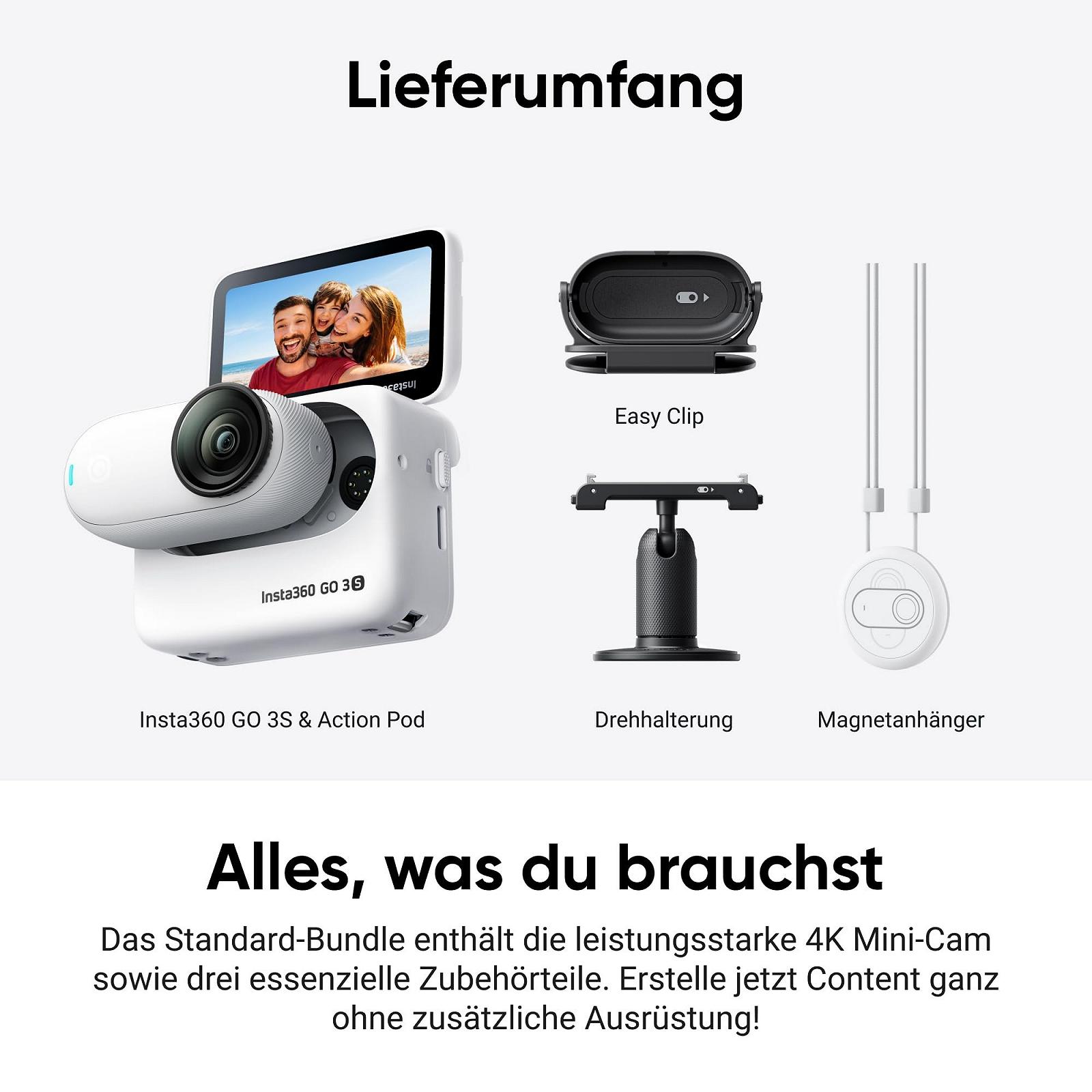 Екшн-камера Insta360 GO 3S 128GB 4K портативна міні, фото №8