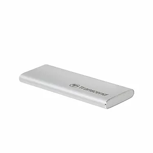 Внешний портативный SSD Transcend TS240GESD240C 240GB USB 3.1 Gen 2 Silver - Фото 1