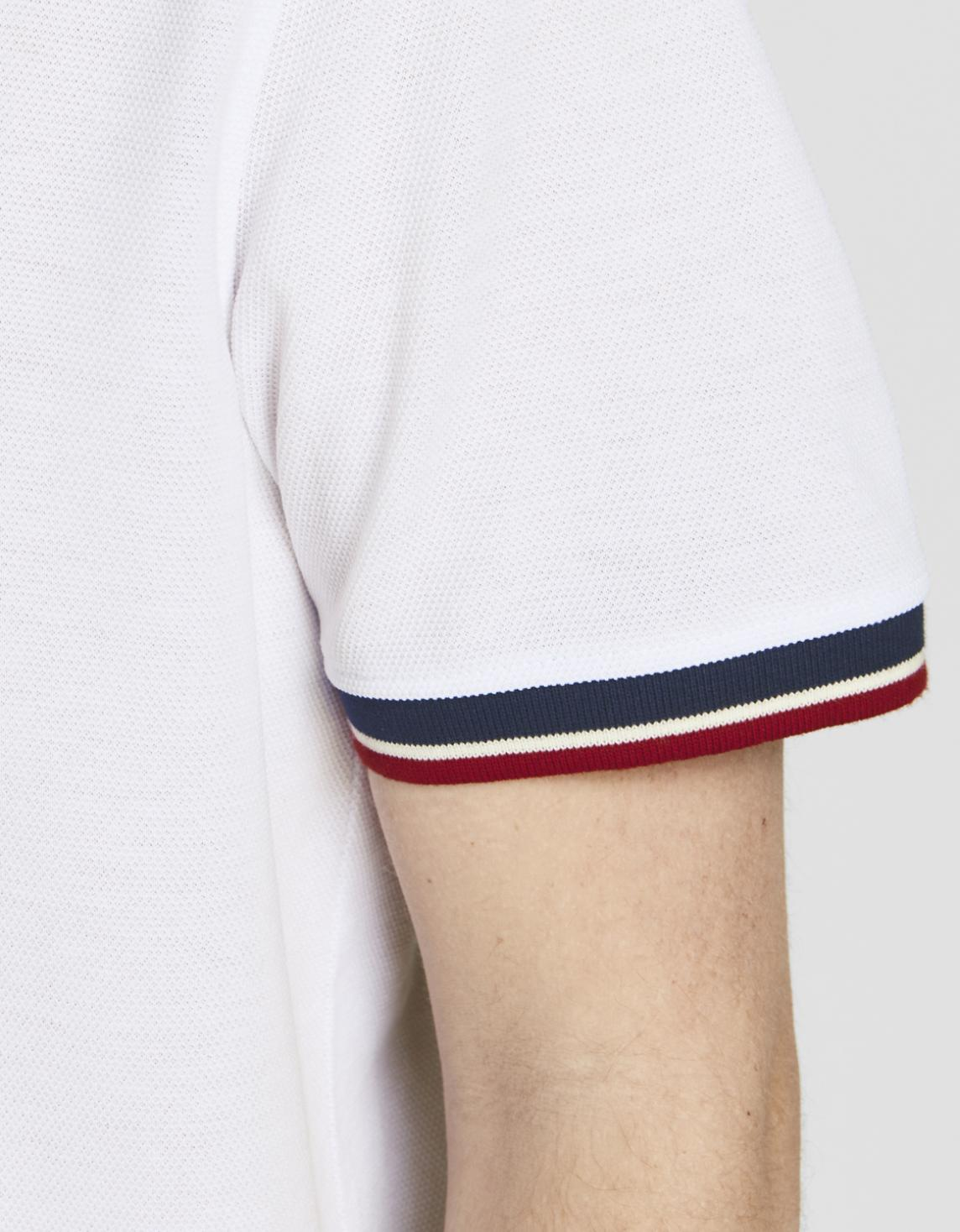 Рубашка-поло Jack&Jones JPRBLUWIN REG SOLID Белый XL, фото №4