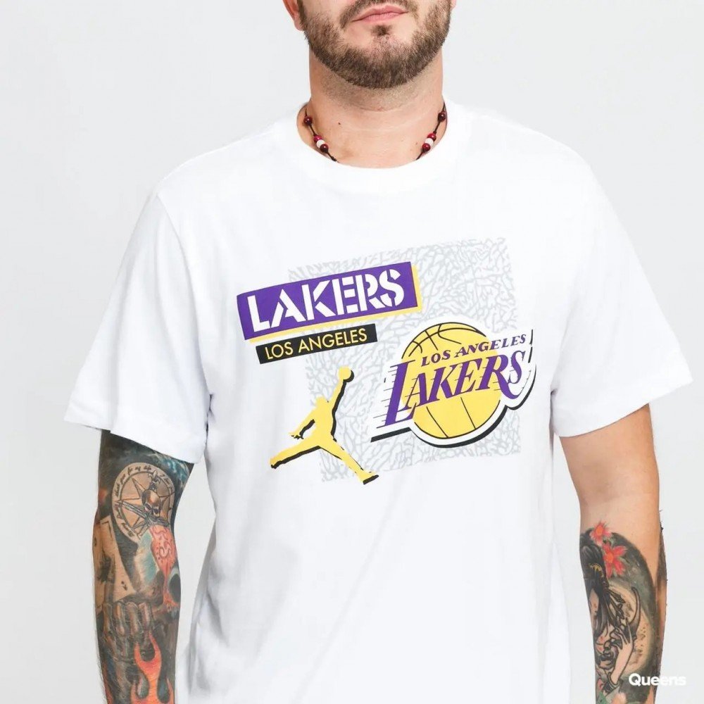Футболка Air Jordan NBA Dri-FIT Los Angeles Lakers S, фото №4