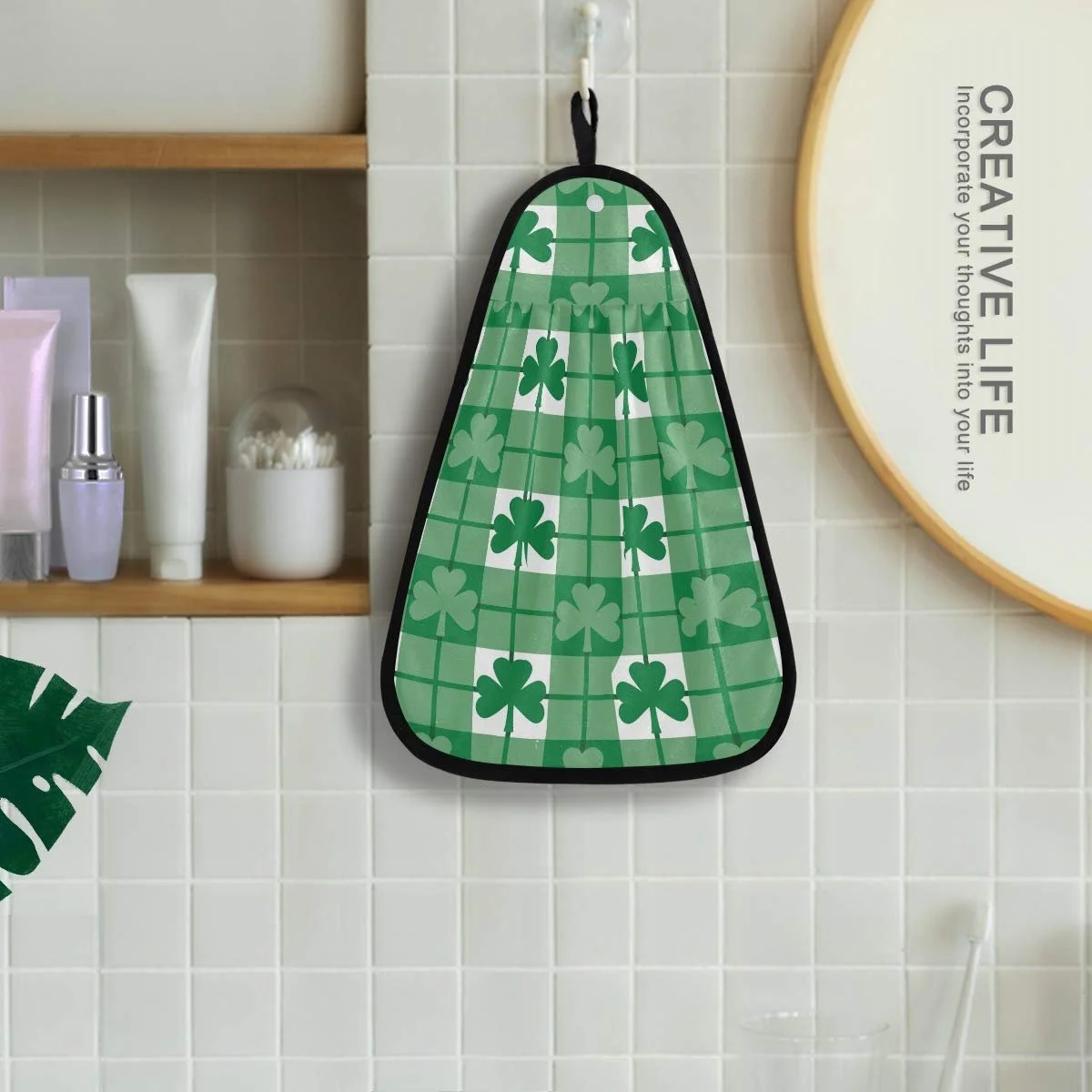 Полотенце St Patrick's Day Clover впитывающее быстросохнущее 42 x 31 см, фото №4