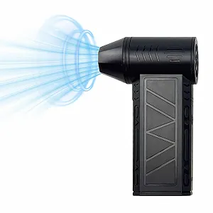 Очисник повітря Flylin High Speed Blower Turbo Fan з ліхтариком та 10 щітками 3 швидкості Акумуляторний Електричний synthetic.ua - Фото 1