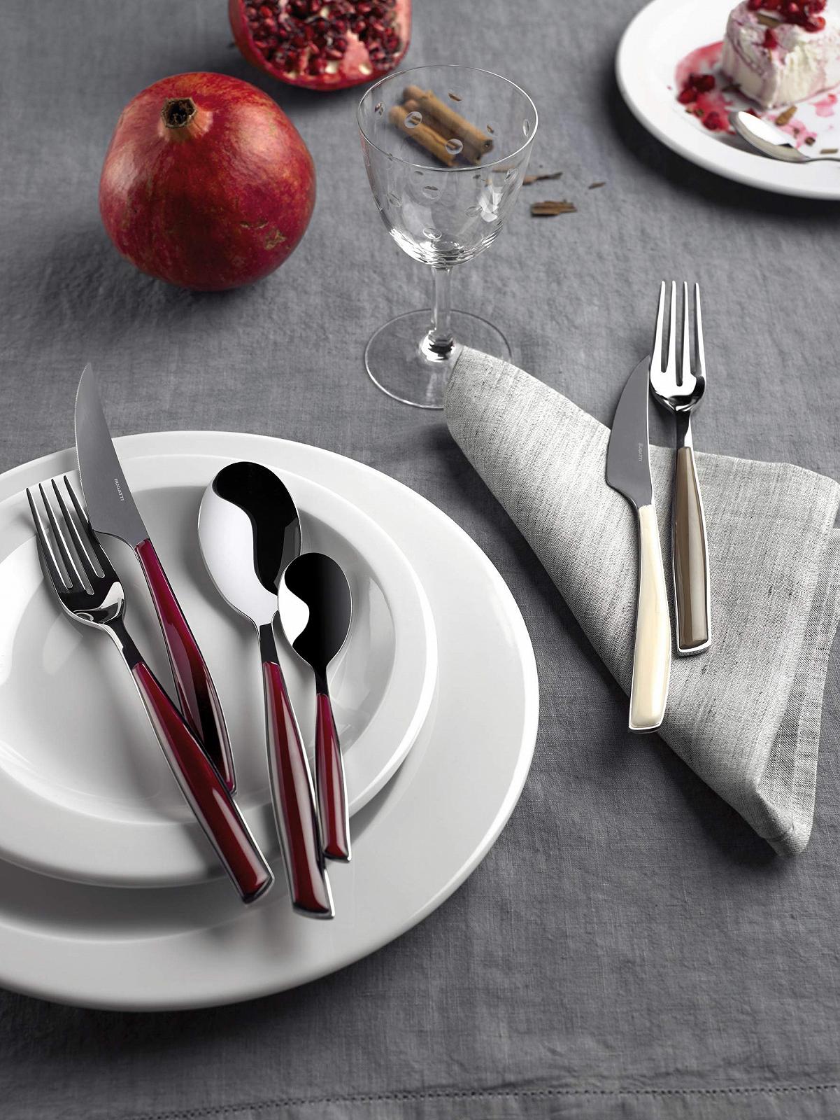 Набор столовых приборов Bugatti Glamour GL3U-021F00/4, 4 предмета, красный, фото №4