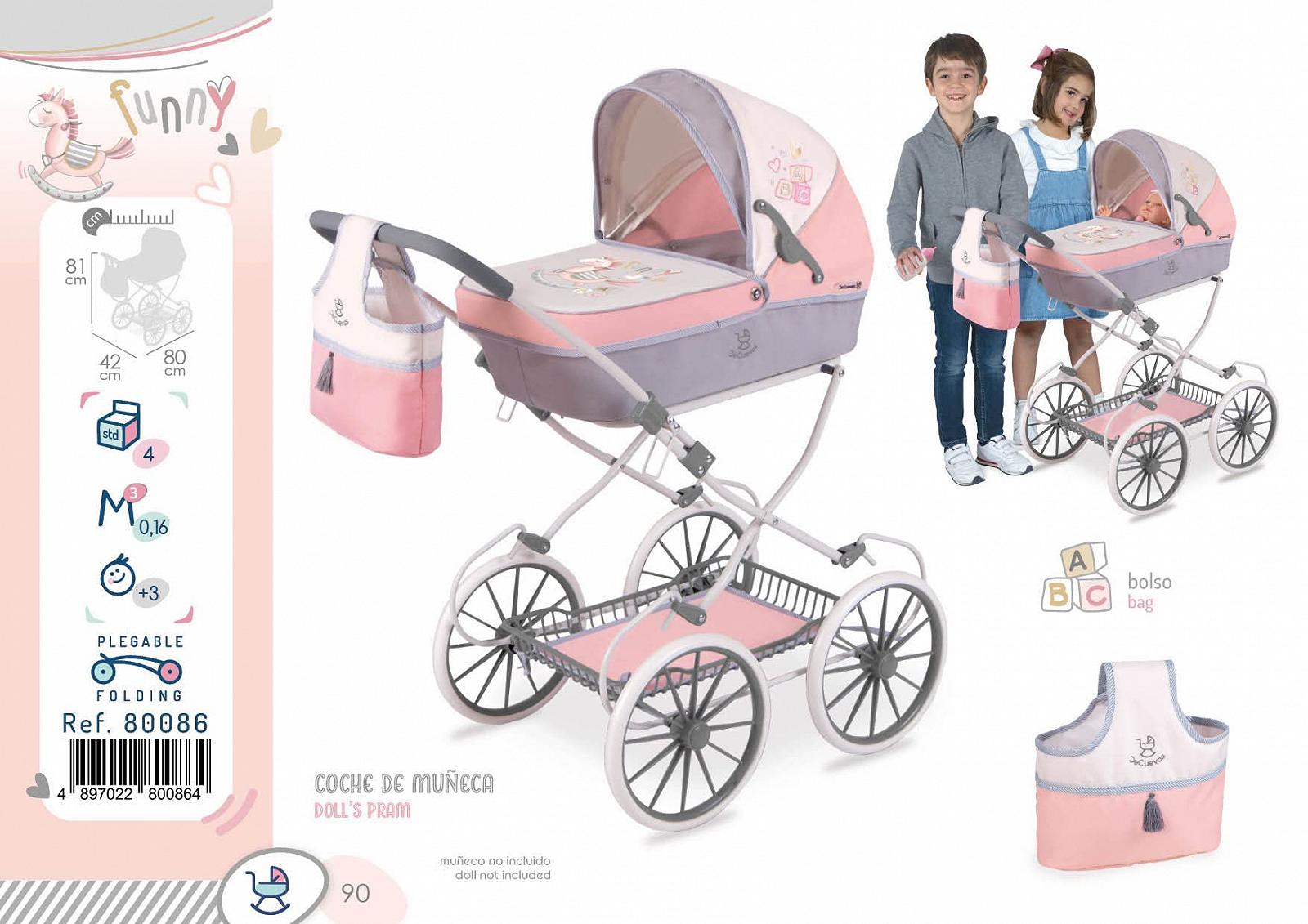 Коляска DeCuevas Funny 80086 з сумкою, фото №7