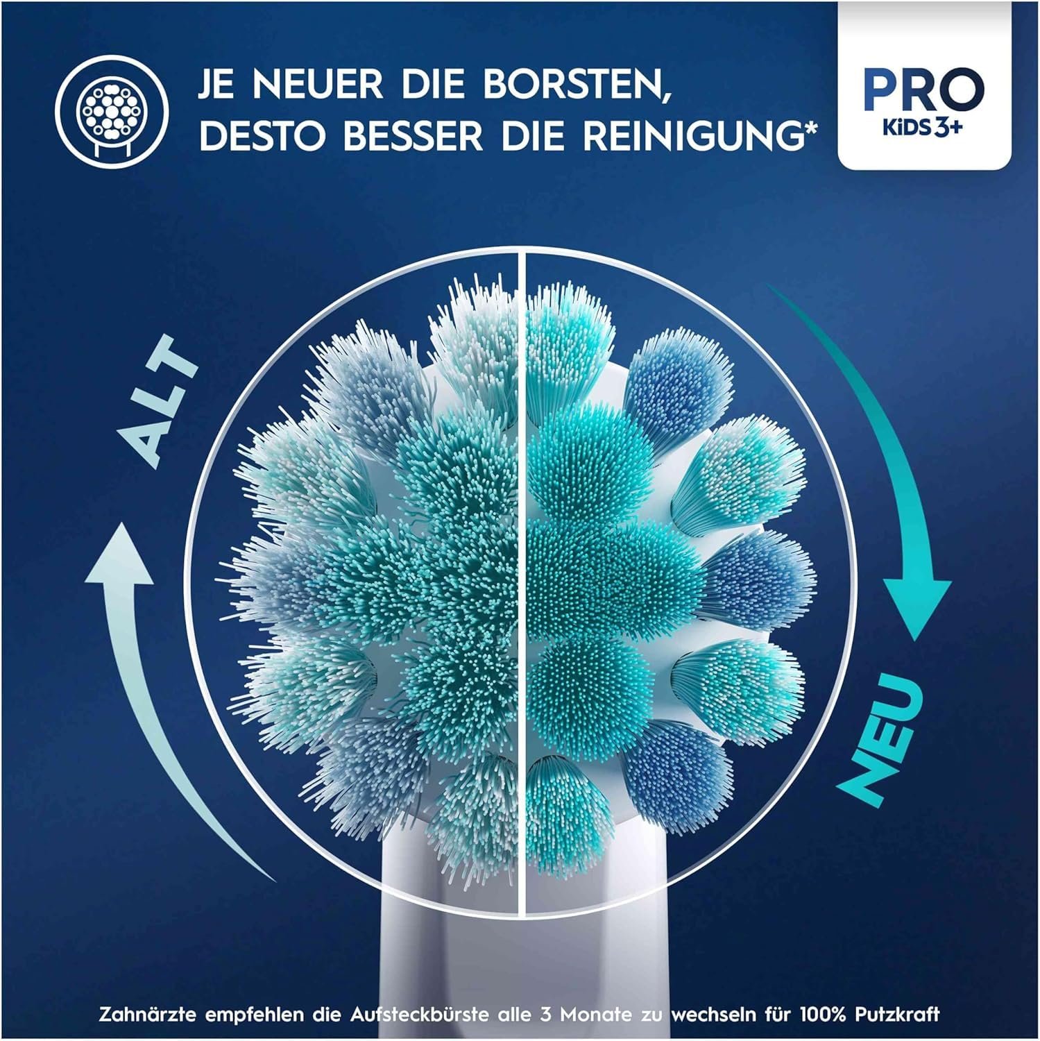 Електрична зубна щітка Oral-B Pro Kids Spiderman з режимом Sensitiv+, екстра м'якою щетиною, 1 насадкою, 1 дорожнім футляром, 4 наліпками, синьо-червона, фото №7