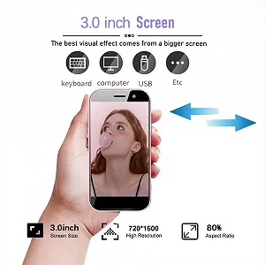 Міні-смартфон Mini 4G 3+32GB Dual-Sim Quad-Core 2600мАг Рожевий (Для дівчаток) synthetic.ua - Фото 1