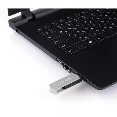 USB флеш-накопитель Exceleram 32GB P2 Series Silver/Black USB 3.1 Gen 1 EXP2U3SIB32, фото №3