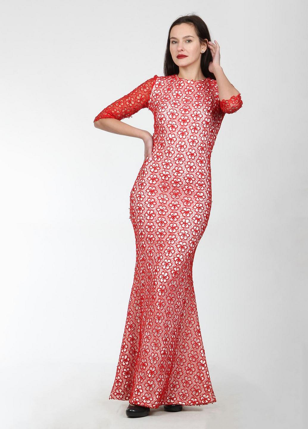 Платье Enna Levoni S Красный (ND-13139 Red, фото №4