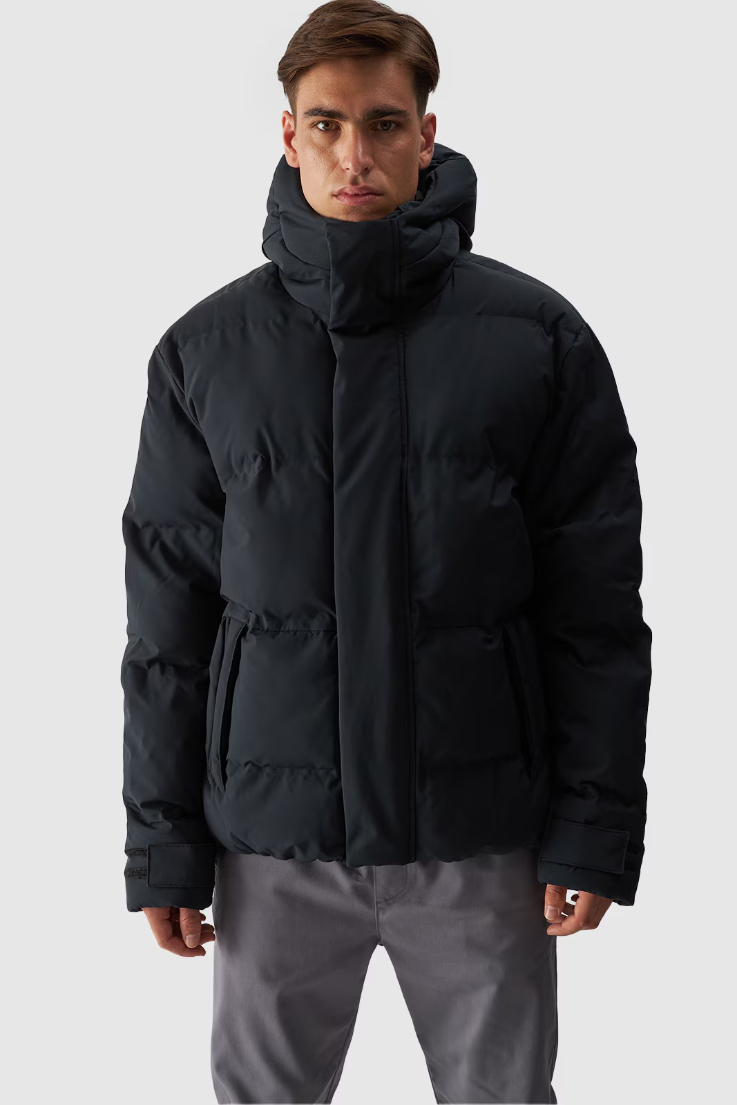 Куртка DOWN JACKET M479 4FWAW24TDJAM479-20S 4F Чорний XL, фото №1