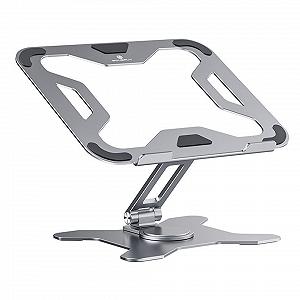 Подставка для планшета Boneruy складная, вращающаяся подставка для ноутбука, алюминиевый сплав, портативный для офиса, дома, школы, настольный - Фото 1