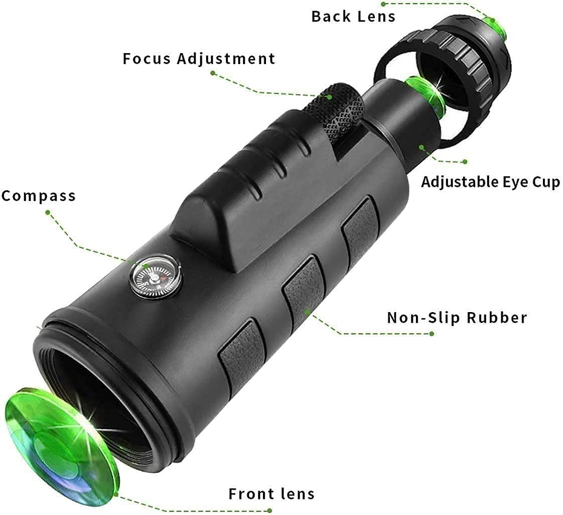 Монокуляр ED Glass Monocular Ultra Ultra Clear Multi 40 x 60, фото №3