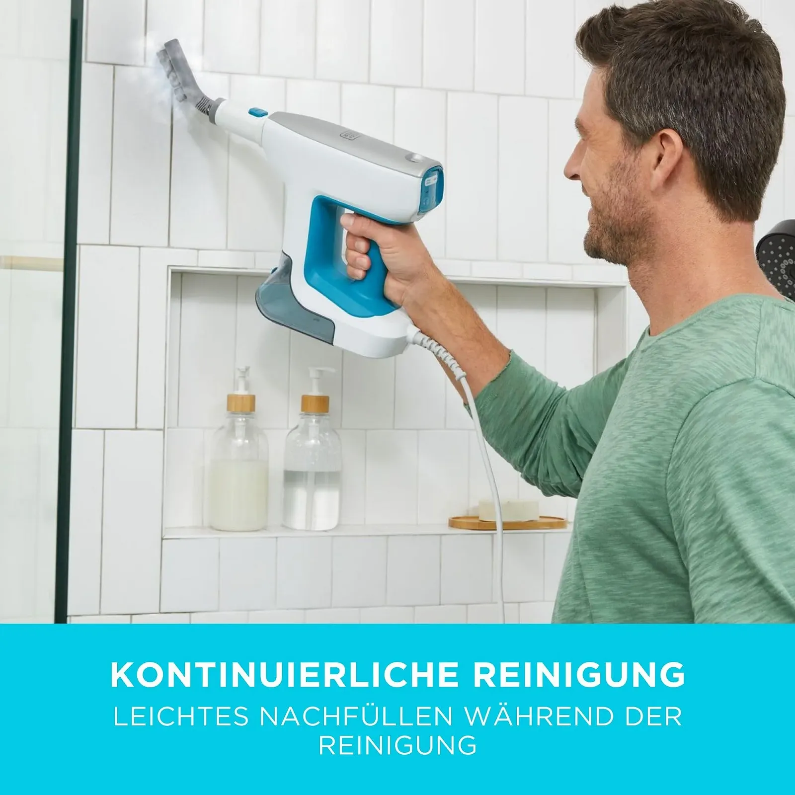 Пароочисник високого тиску BLACK+DECKER Steam Ultra BHSMP2008-QS 2000 Вт 4 бар 8 аксесуарів 1,2 л, фото №5