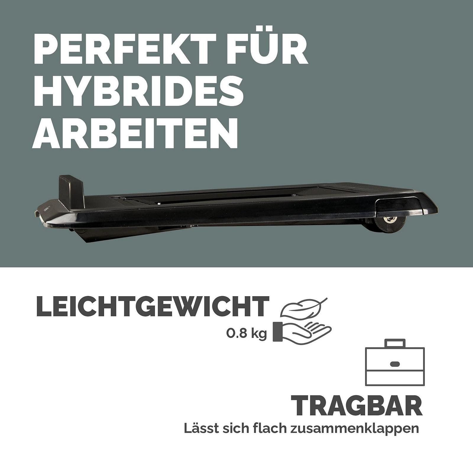 Подставка для ноутбука Fellowes Everyday Регулируемая 7 положений Black, фото №6 Подставка для ноутбука Fellowes Everyday Регулируемая 7 положений Black, фото №6