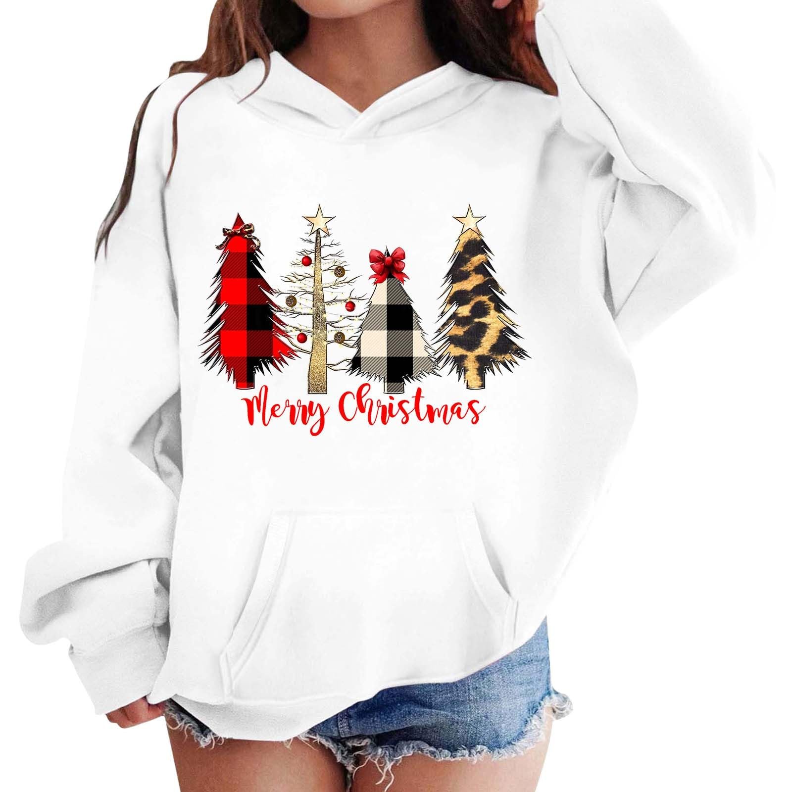 Різдвяний дитячий світшот з капюшоном, святковий малюнок, фото №2