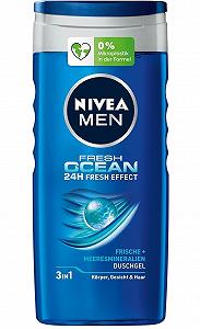 Гель для душа Nivea Men Fresh Ocean для тела, лица и волос 250 мл 6 шт. - Фото 1