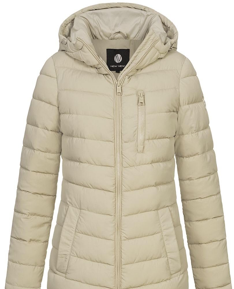 Куртка стеганая NEW VIEW Tessa Женская с капюшоном, фото №3