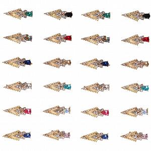 WOONEKY 72 шт. Стрази Блискучі Декоративні Креативна форма стріли для дизайну нігтів - Фото 1