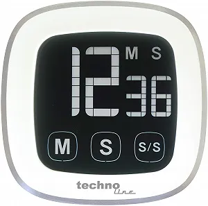 Таймер кухонный цифровой Technoline Count Down Silver 7.6 x 2.5 x 7.6 см - Фото 1