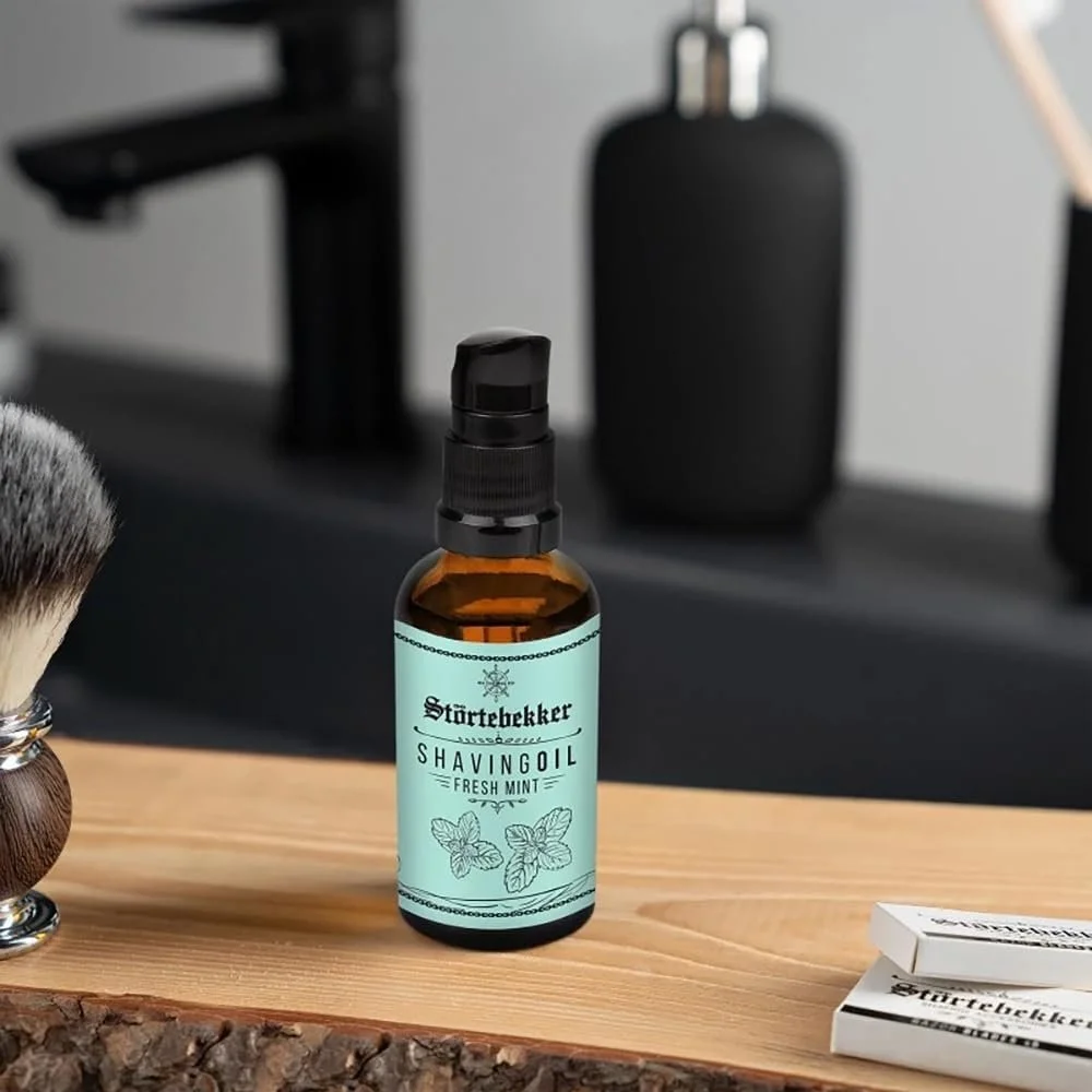 Набор для ухода за бритьем Störtebekker Premium Standard с помазком, мылом, чашей, маслом и салфеткой, фото №3 Набор для ухода за бритьем Störtebekker Premium Standard с помазком, мылом, чашей, маслом и салфеткой, фото №3