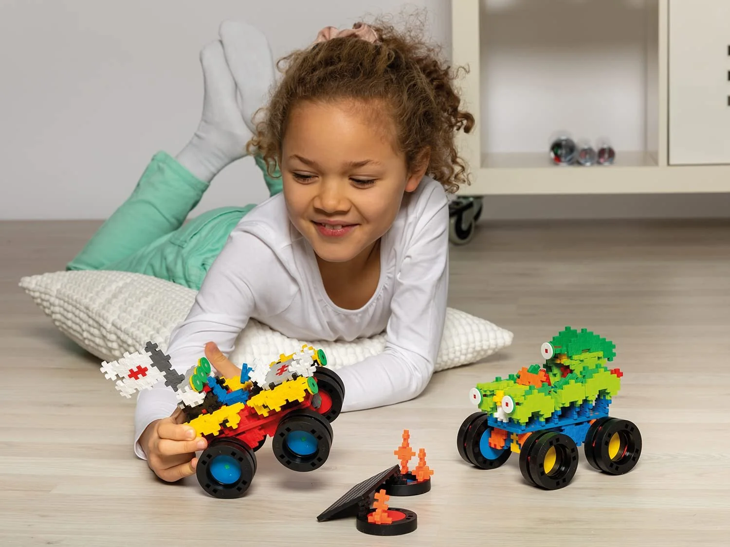Конструктор Plus-Plus Go Monster Trucks 600 деталей Basic, фото №8