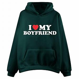 Женская Толстовка с Капюшоном Plus Size Однотонная - Фото 1