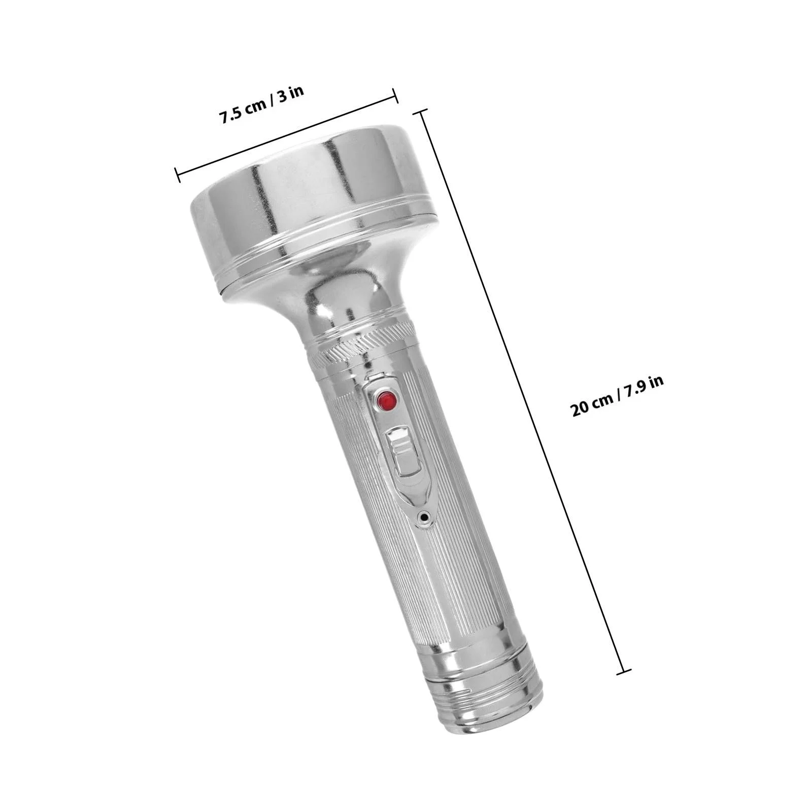 Ліхтарик Retro Vintage Металевий на батарейках для пошуку скарбів Портативний Маленький для використання на відкритому повітрі та в сільській місцевості, фото №2