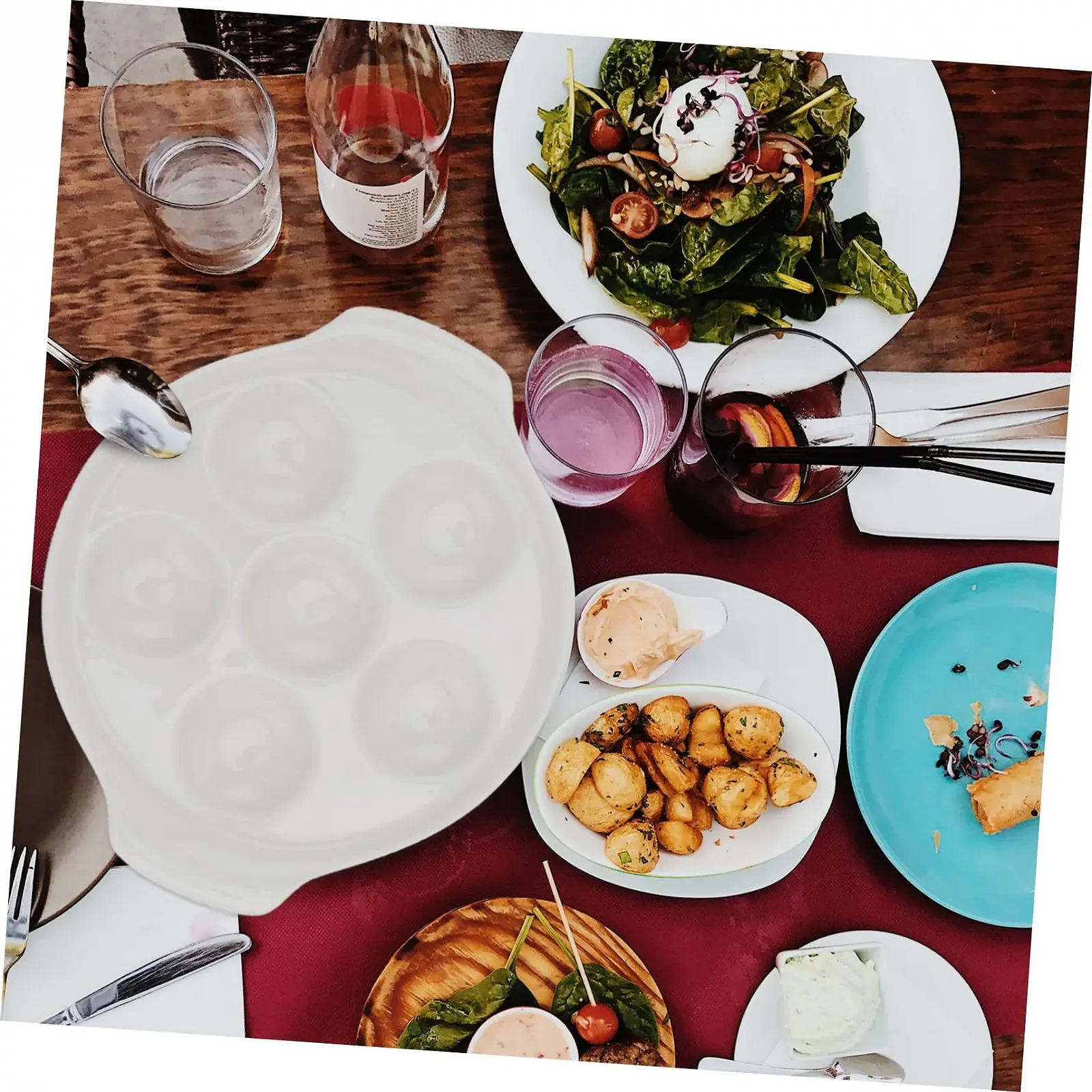 Форма для запікання равликів VALICLUD керамічна з заглибленнями біла, фото №5 Форма для запікання равликів VALICLUD керамічна з заглибленнями біла, фото №5