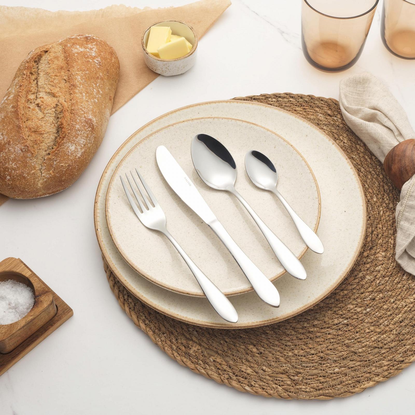 Набор столовых приборов Salter Harrogate 16 предметов из нержавеющей стали 18/10 для 4 персон, фото №3 Набор столовых приборов Salter Harrogate 16 предметов из нержавеющей стали 18/10 для 4 персон, фото №3