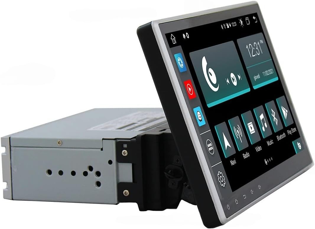 Автомагнітола JFSound JF-011A-XDAB-D9 / 10.1" / Сенсорна / 4/64Гб / Android 10 / Bluetooth / GPS / WI-FI / DAB / 1DIN, фото №5
