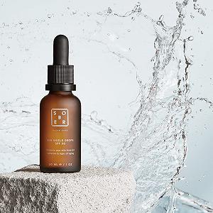 Сонцезахисна сироватка для обличчя sober® Sun Shield Drops SPF 50 з керамідами, Q10 та вітаміном E synthetic.ua - Фото 1